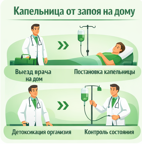 капельница от запоя в Переславле-Залесском в клинике Санати